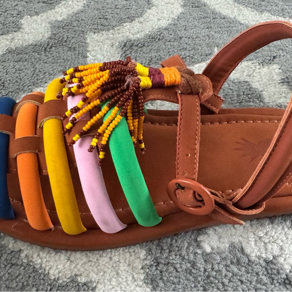 FARM Rio Multicolor Beaded Sandals - Picture 5 of 5